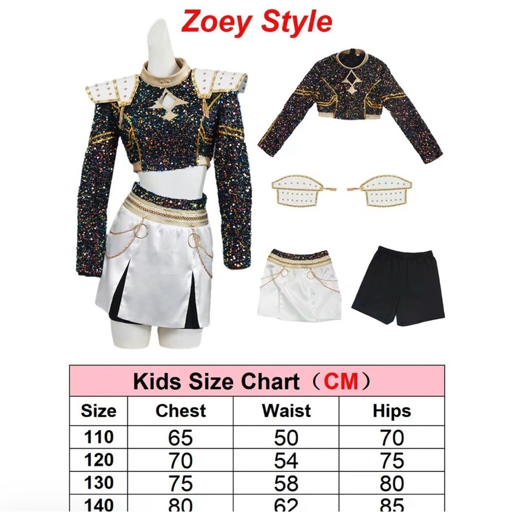 Zoey demon hunters costume